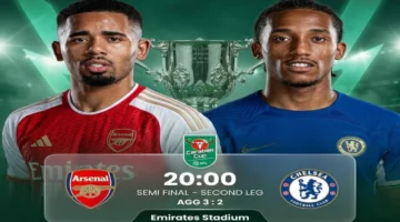 قمة لندنية مرتقبة.. موعد مباراة أرسنال وتشيلسي في كأس الرابطة الإنجليزية والقنوات الناقلة